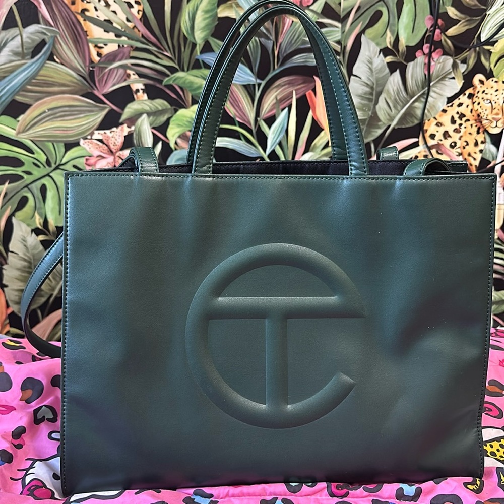 Green medium Telfar shoulder bag